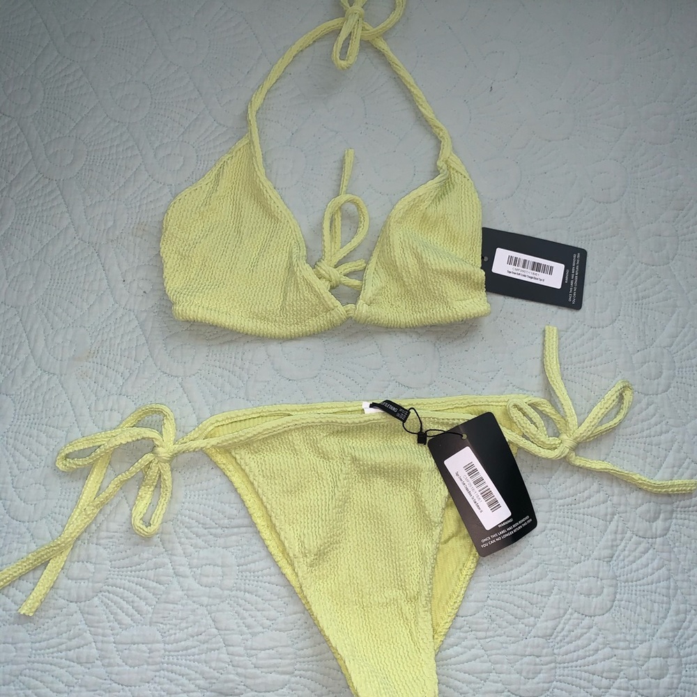 PrettyLittleThing Bikini Sage Size 12 NEW